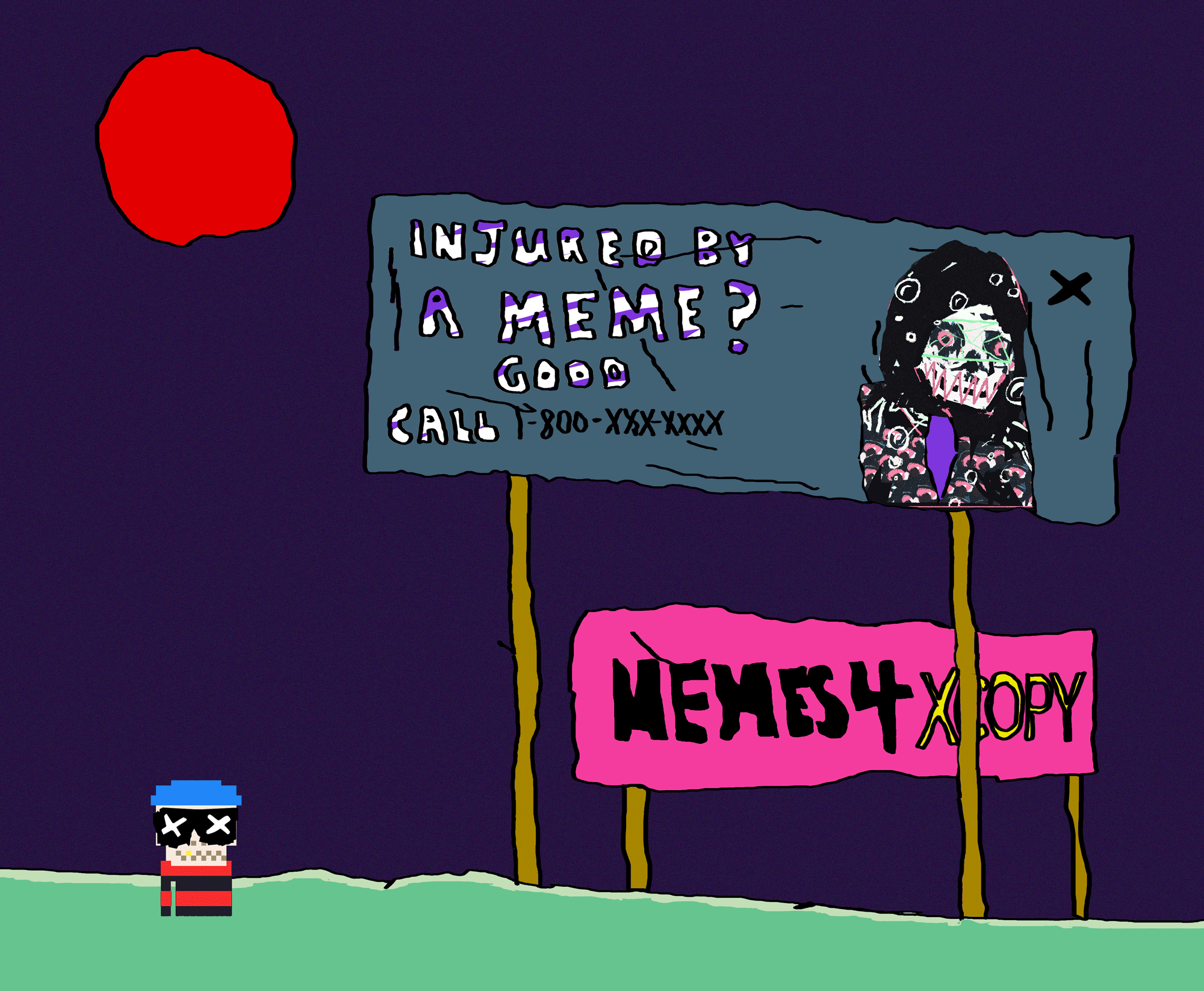 Injured by a Meme