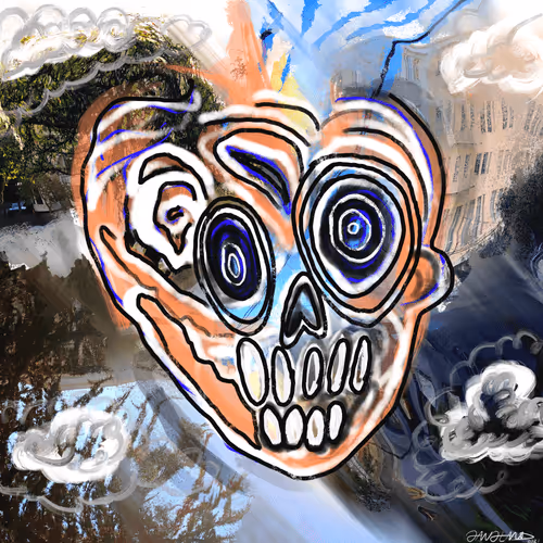 "Out of Mind" - by Eddie Gangland - 1/1 - c. 2021