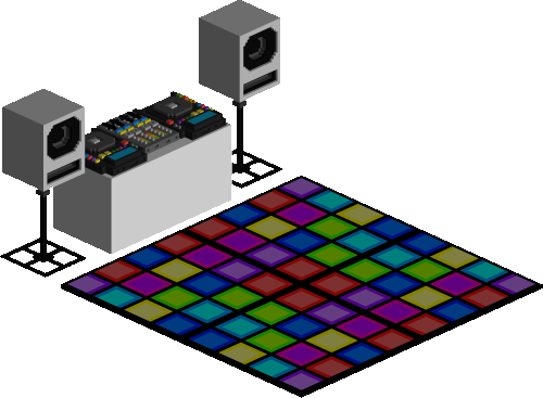DJ Booth and Dance Floor