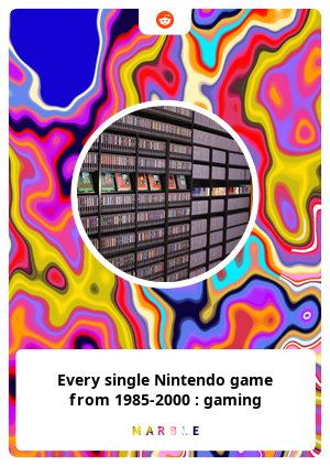 Every single Nintendo game from 1985-2000 : gaming