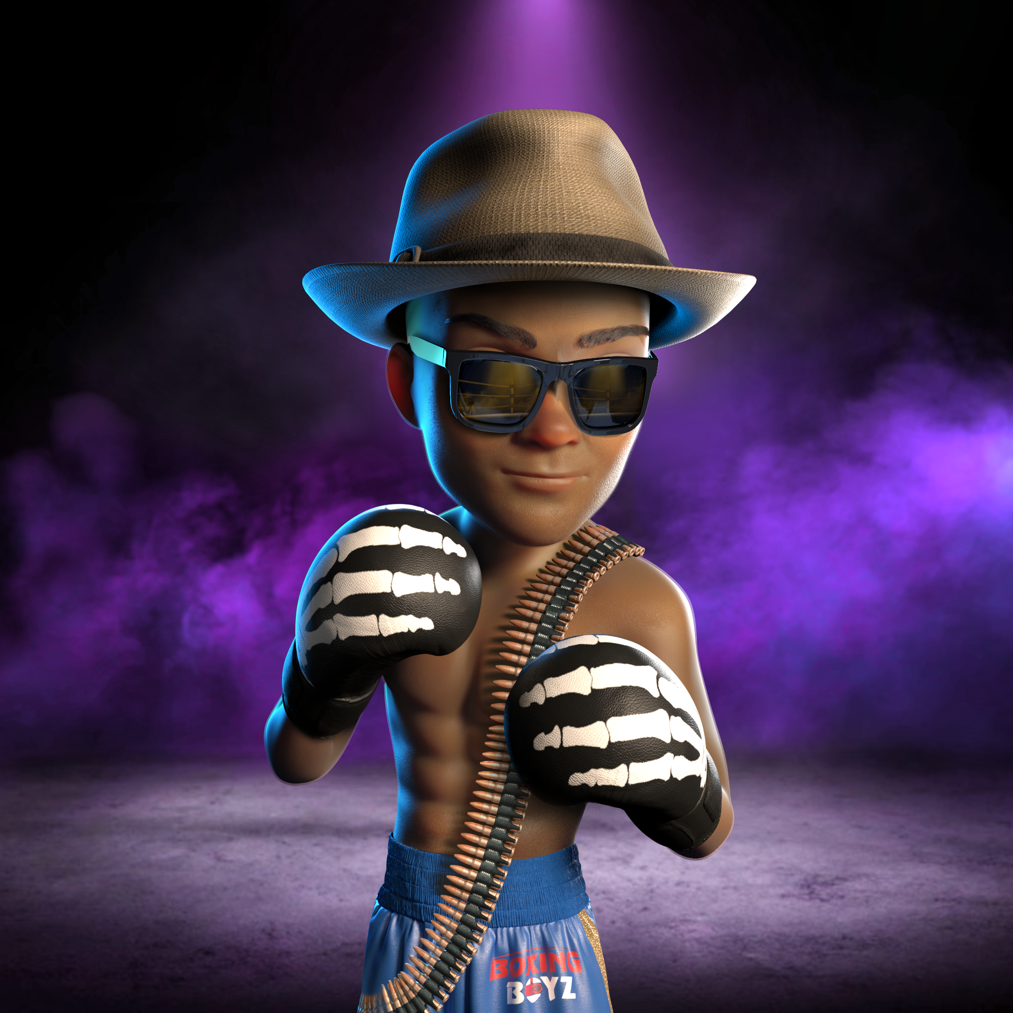 Boxing boy #1017