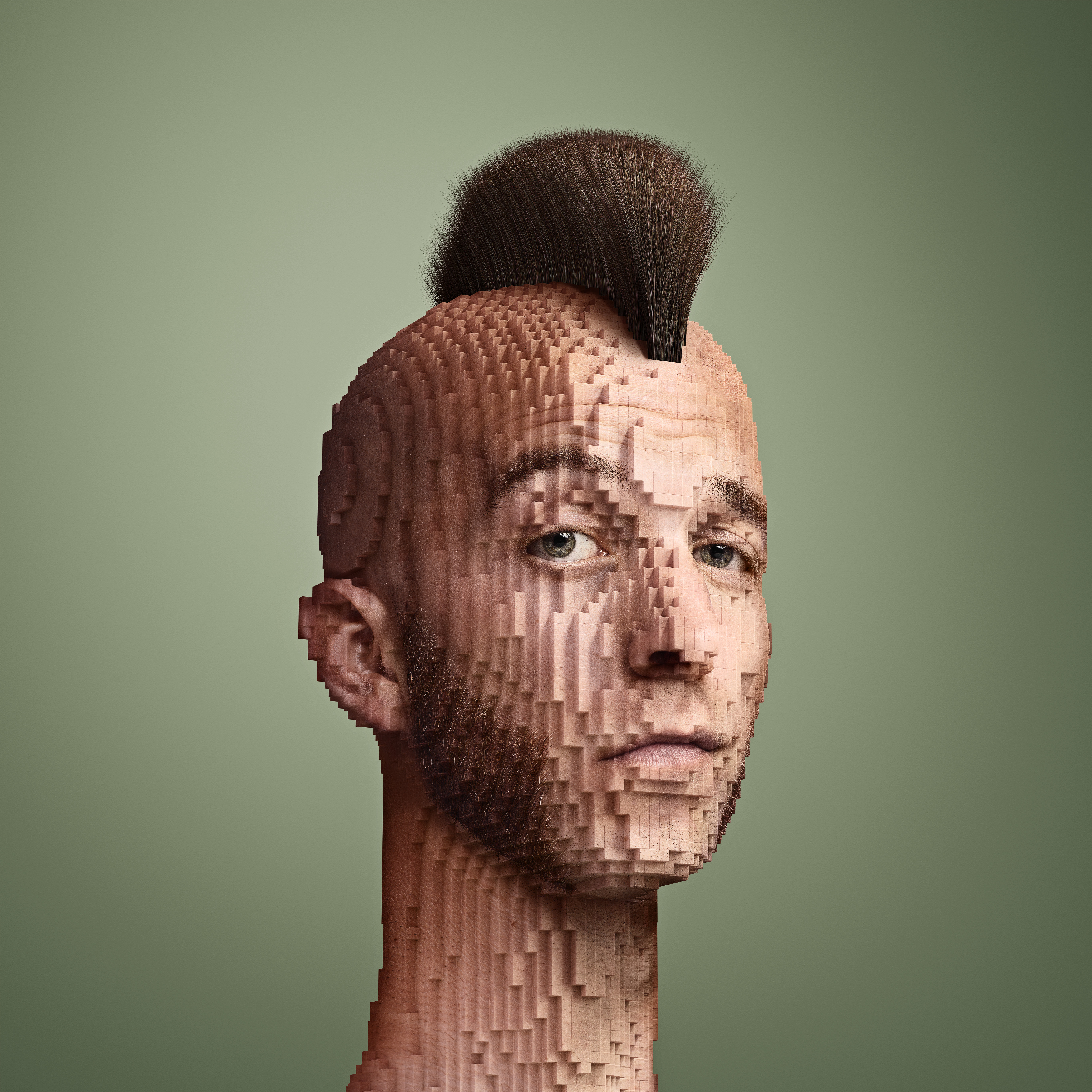 Block Head Punk 025
