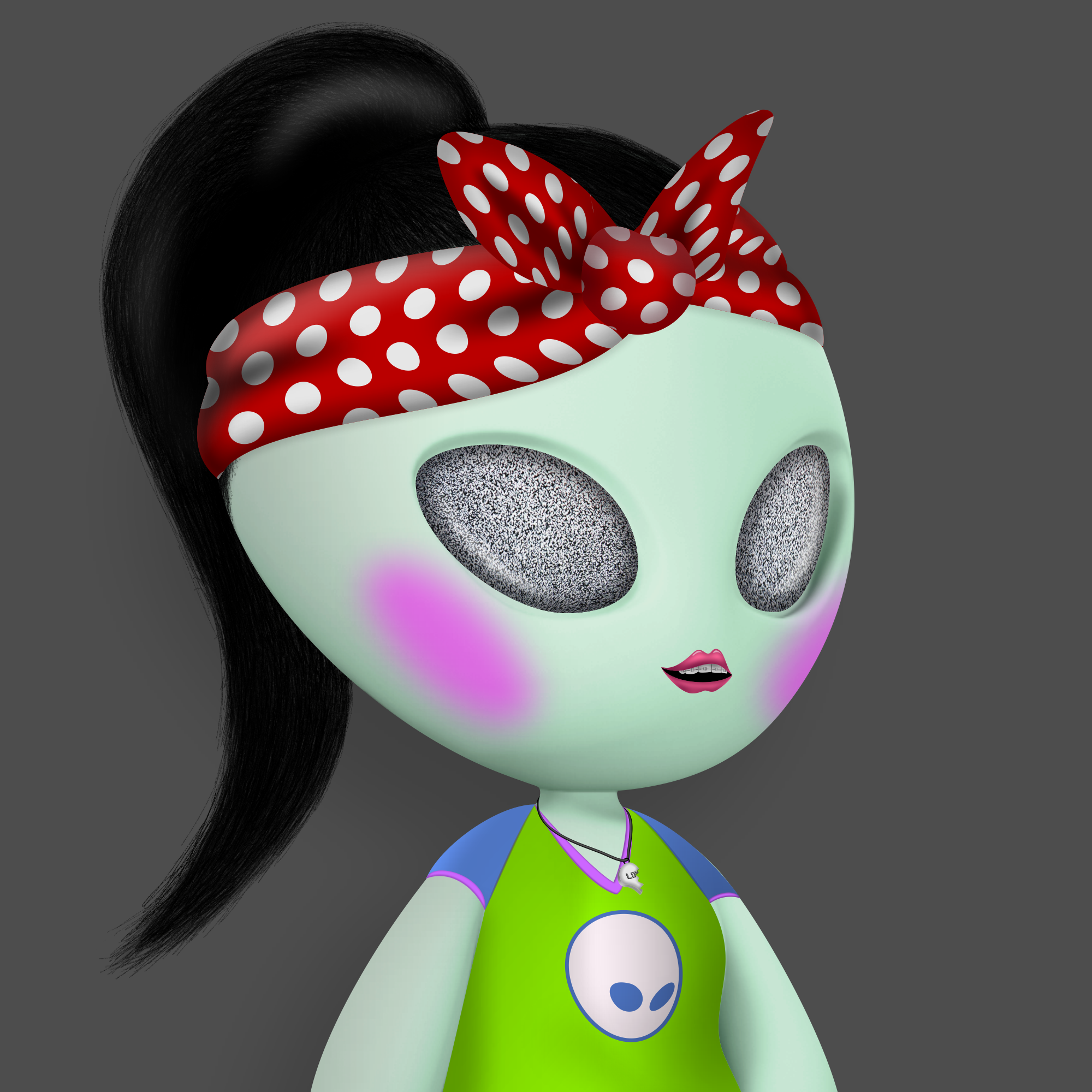 Alien Girl 734