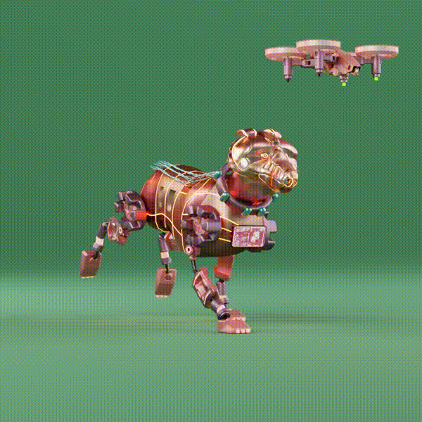 Beep Boop Robot Dogs #17640