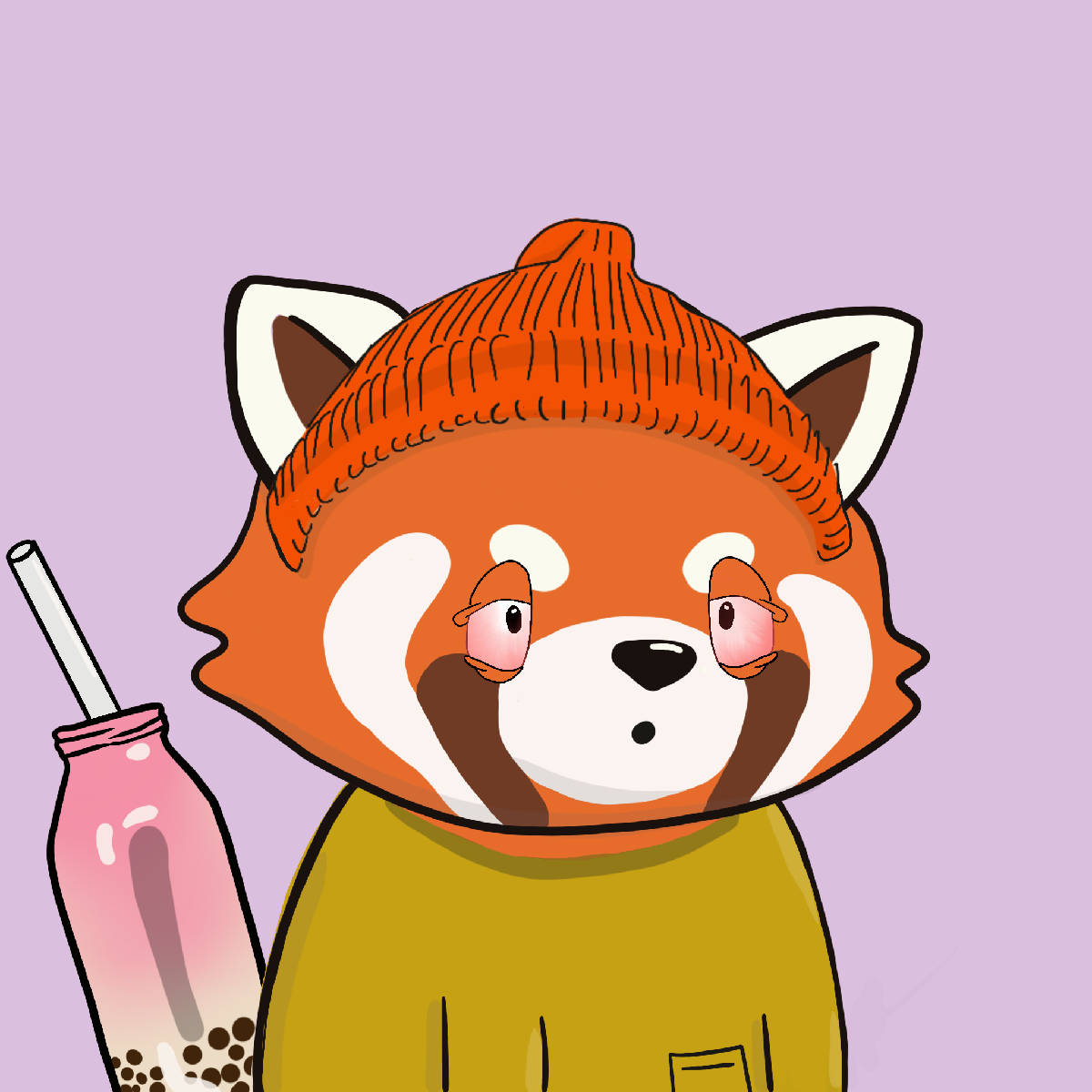 Okay Red Panda #6752