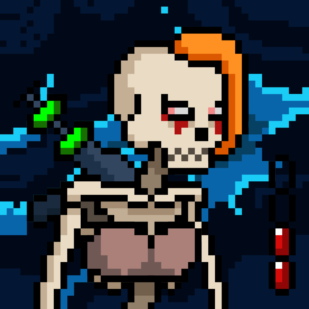 Ordinal Ladies Skull #9219