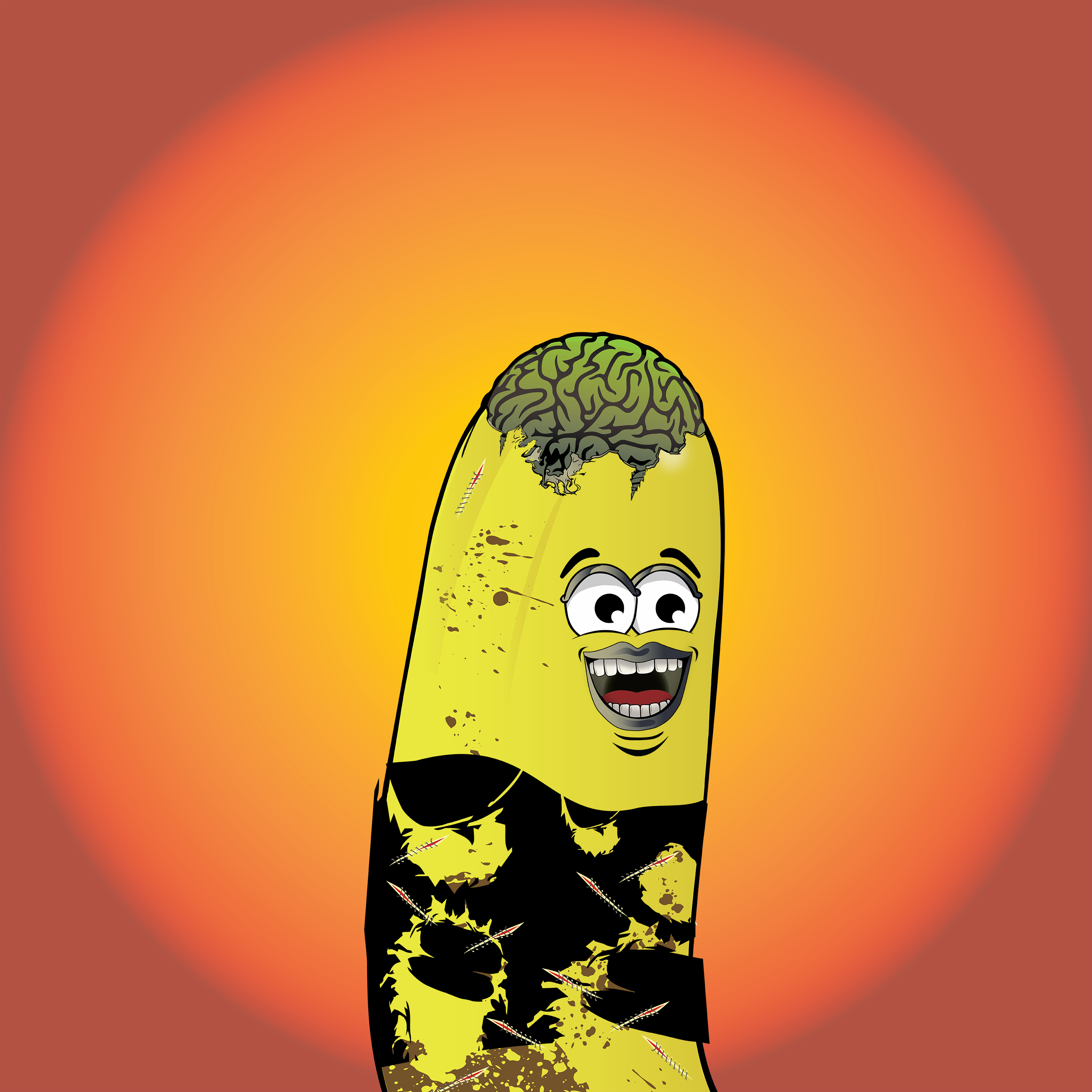 Zombie Banana Bunch #6376