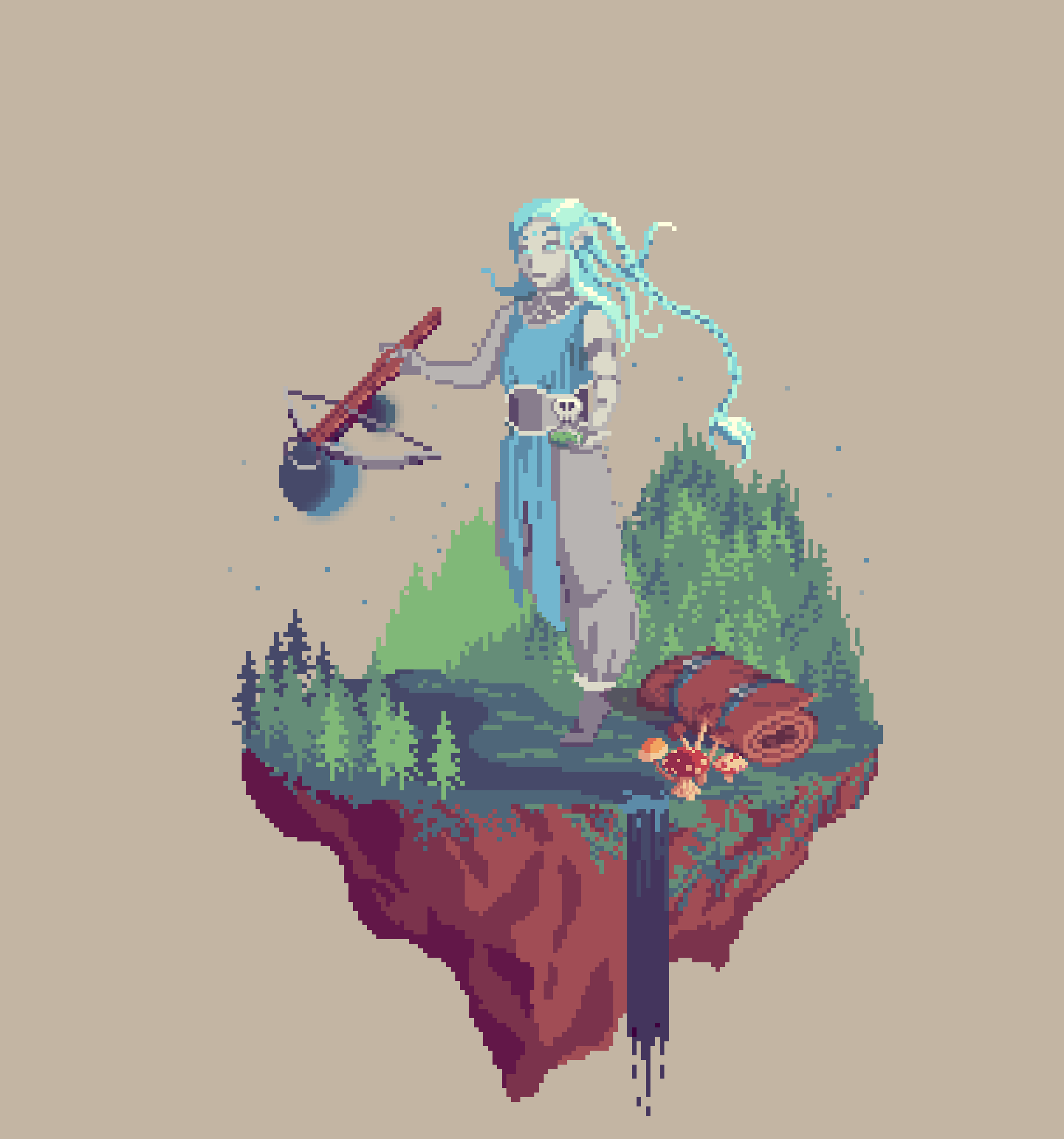 Windfall Elemental Toxinbolt Rogue from The Forest + Bedroll