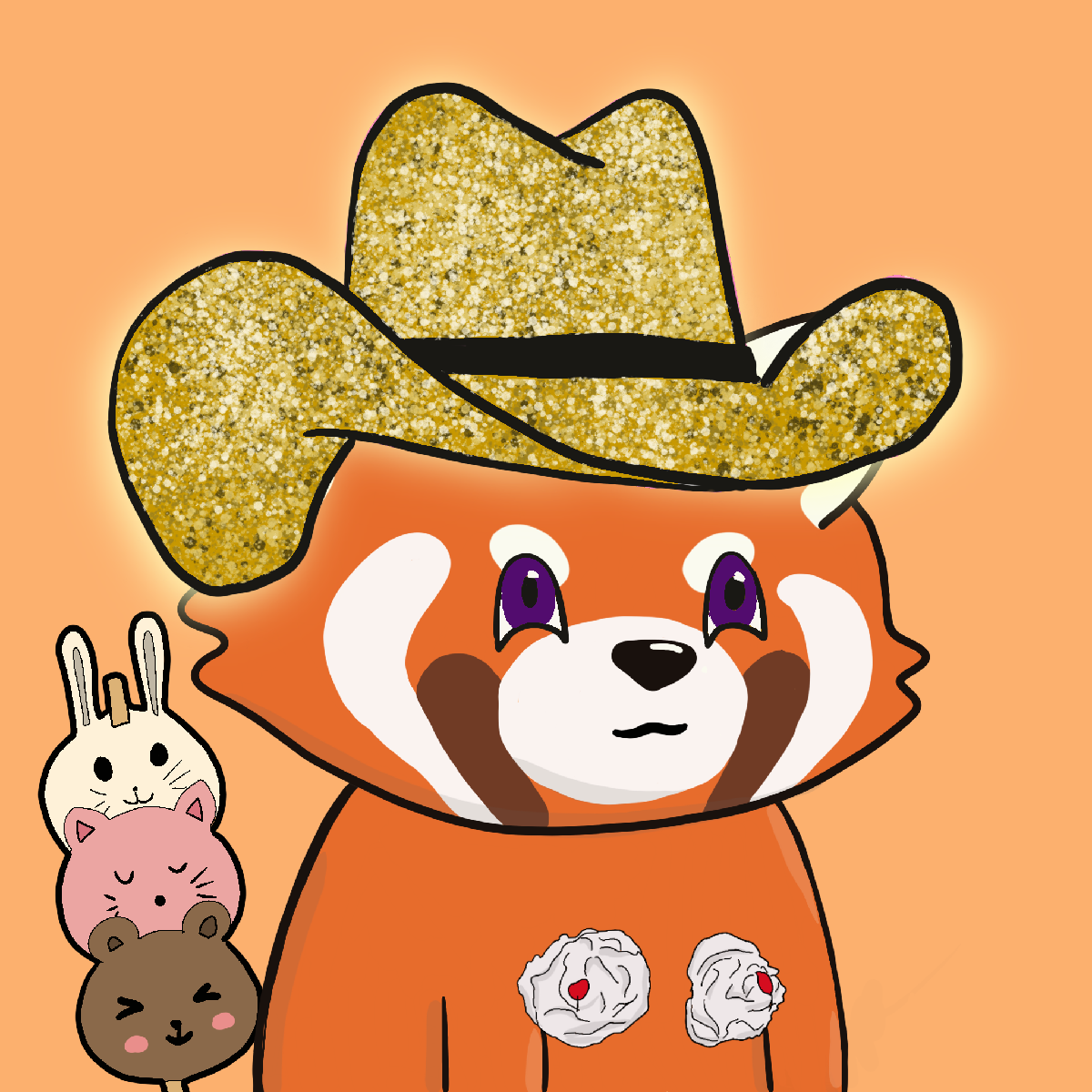 Okay Red Panda #6756
