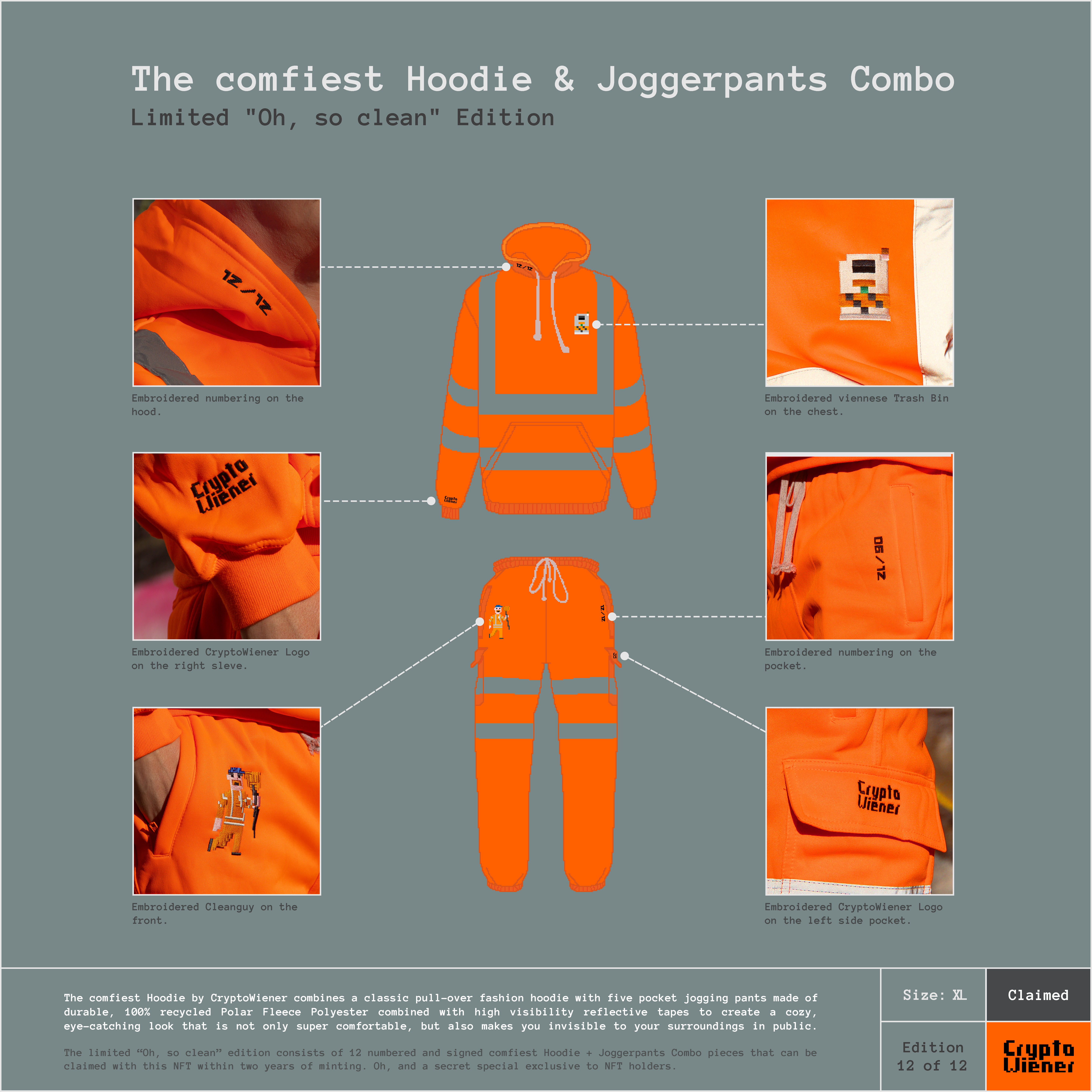 The comfiest Hoodie & Joggerpants Combo [Size XL]