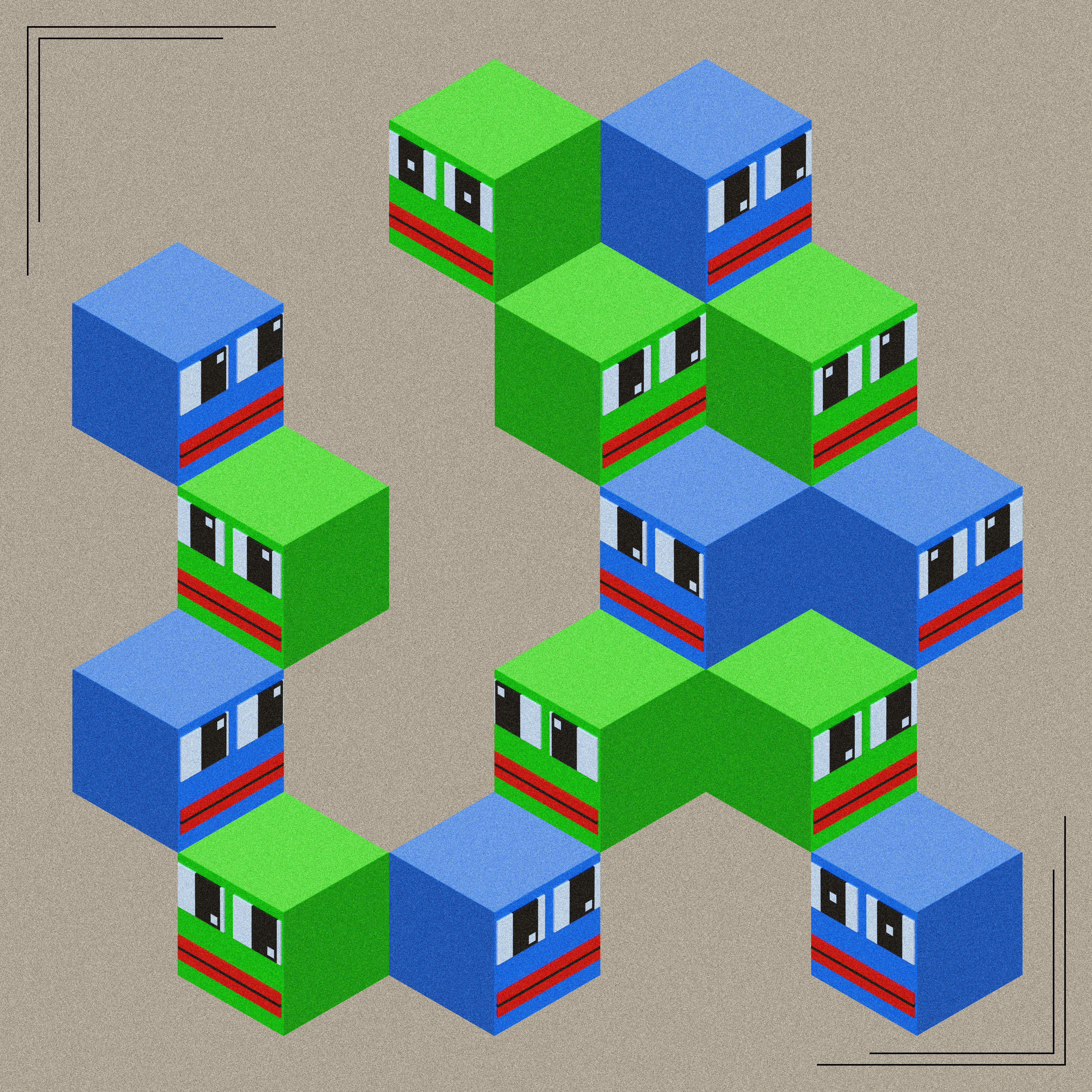 Isometric Pepe #58