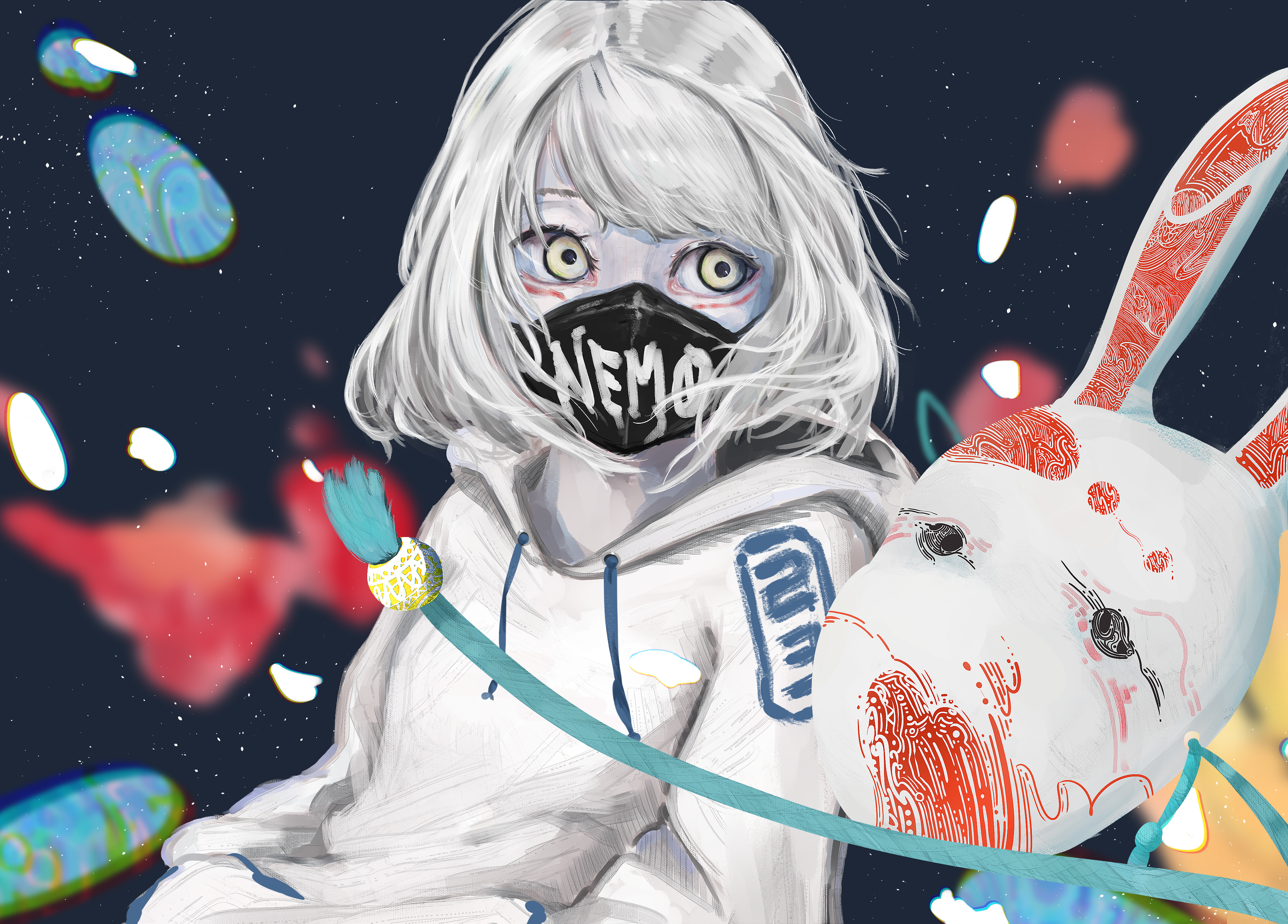 飛躍して宙に