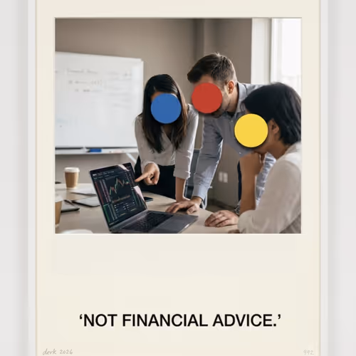 NOT FINANCIAL ADVICE