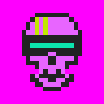 Cyber CryptoSkull #118