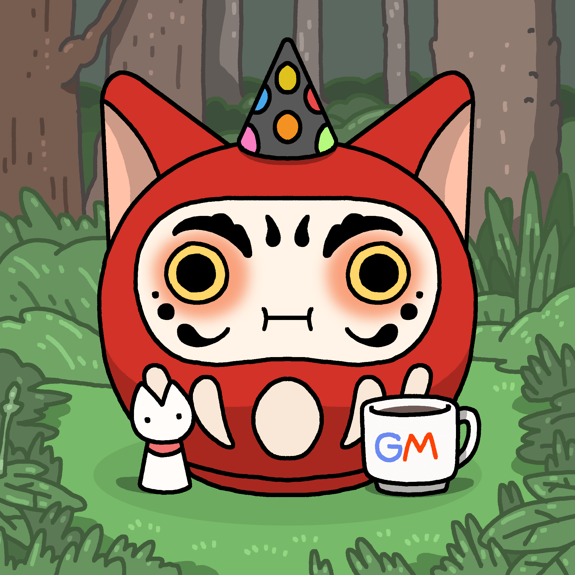 Neko Daruma #362