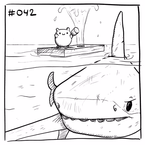 Suicidal Hamster #042 - Shark