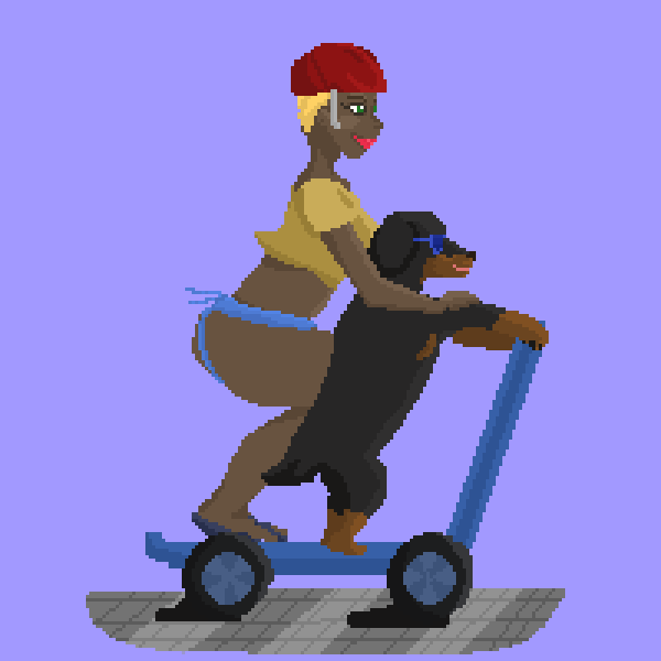 Bad Bitches On A Scooter