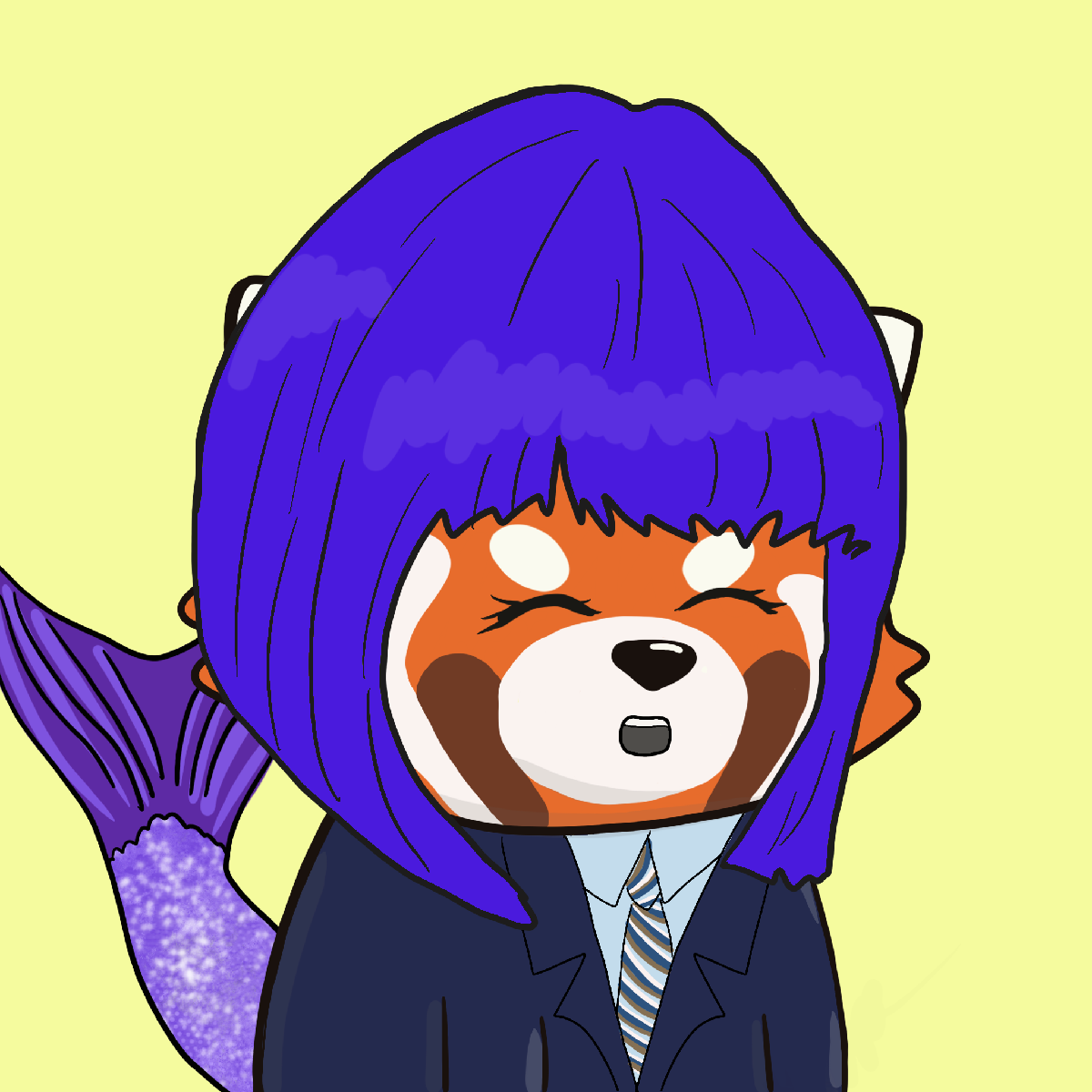 Okay Red Panda #7248