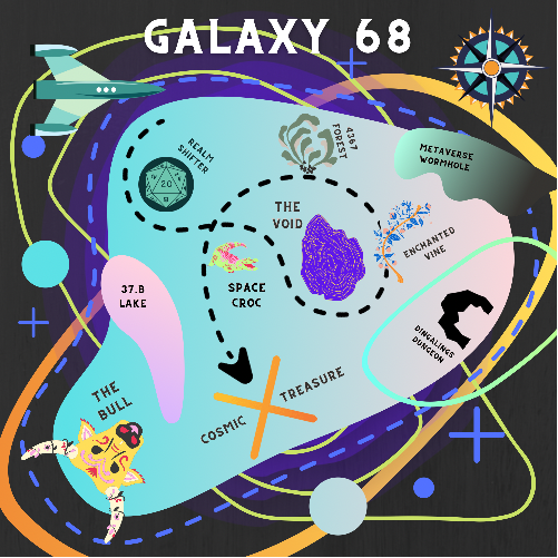 GALAXY 68 Treasure Map
