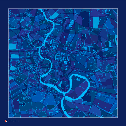 Bangkok, Thailand - Midnight blue