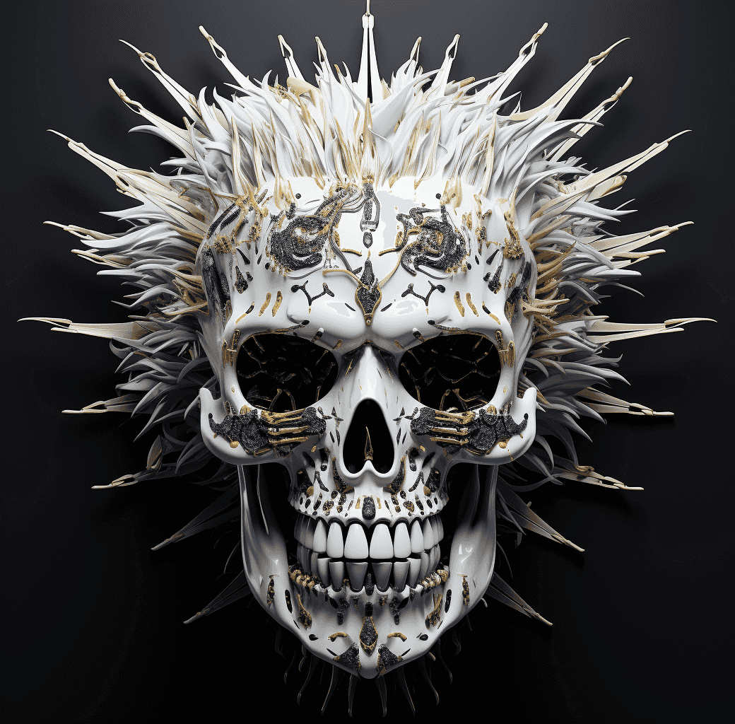 Spiked Skulls by SmokeSolid #148