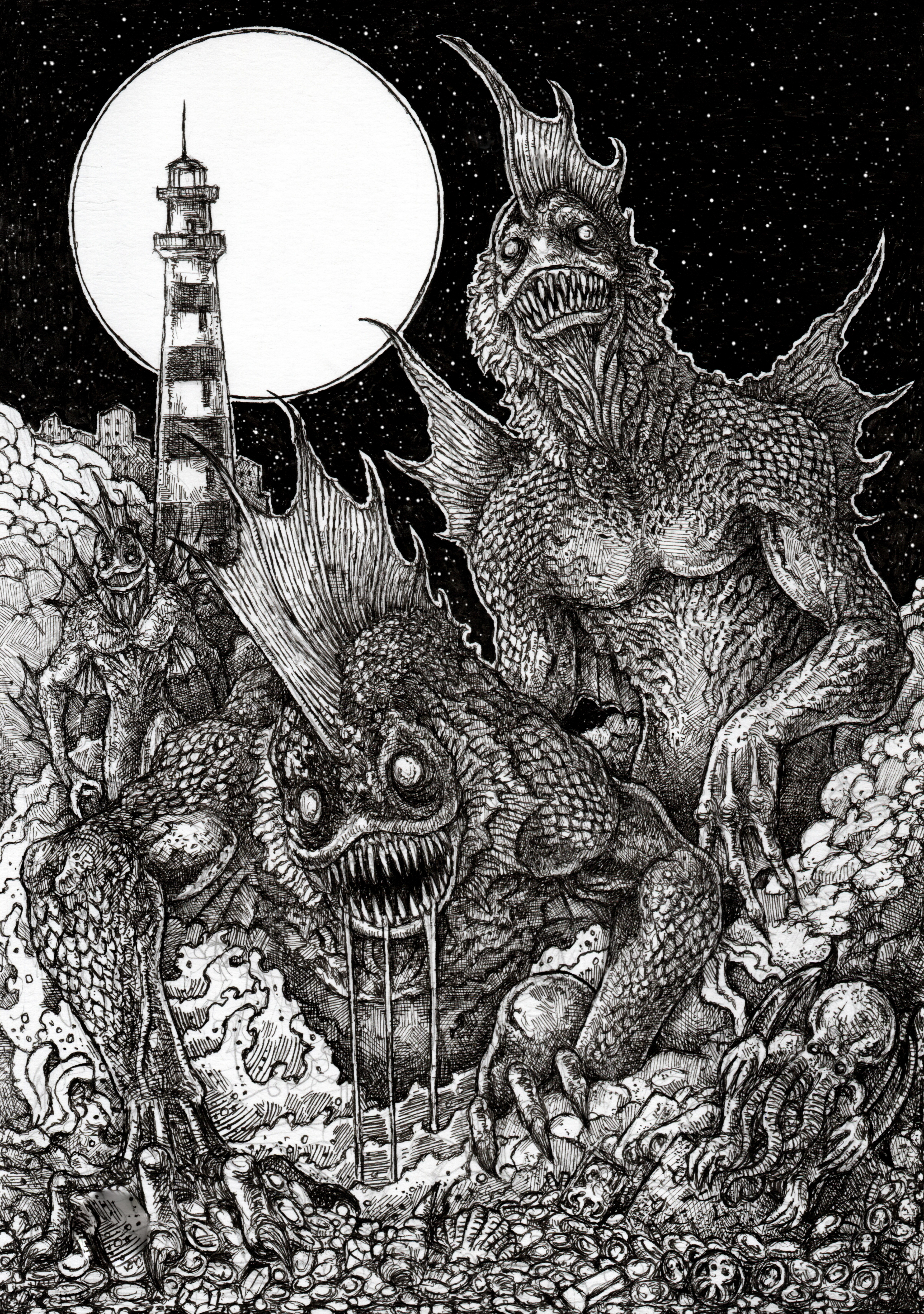 Deep One "Nightmare of Innsmouth"