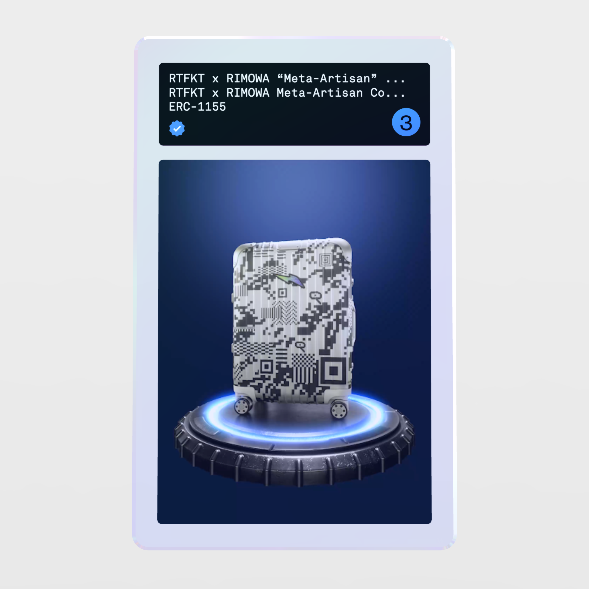 Minter Token - RTFKT x RIMOWA Meta-Artisan Collection 🌌 #3