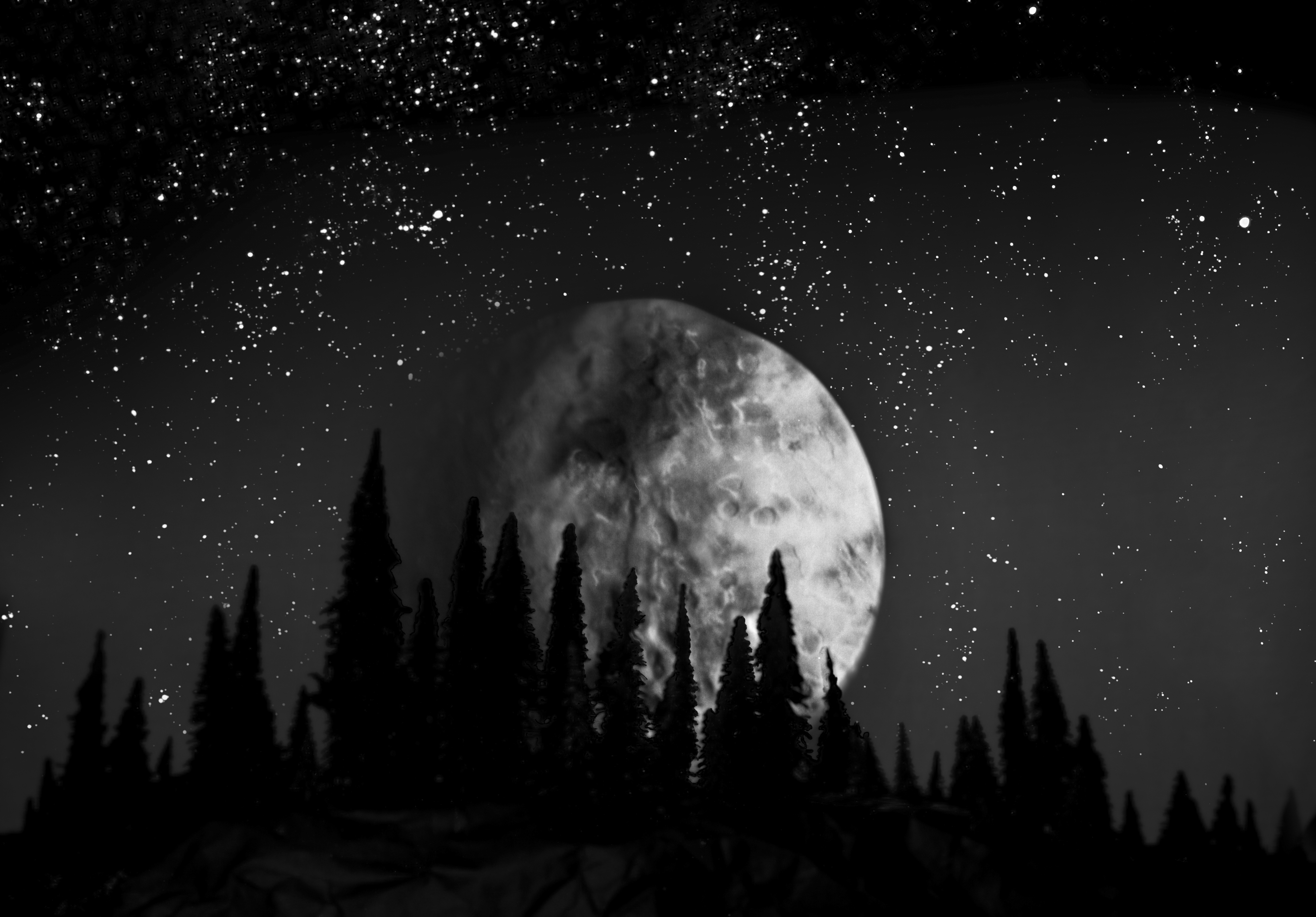 Strange Worlds - Moon Projection