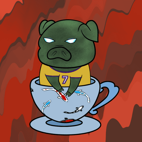 Lucky Teacup Piggy Club #1377