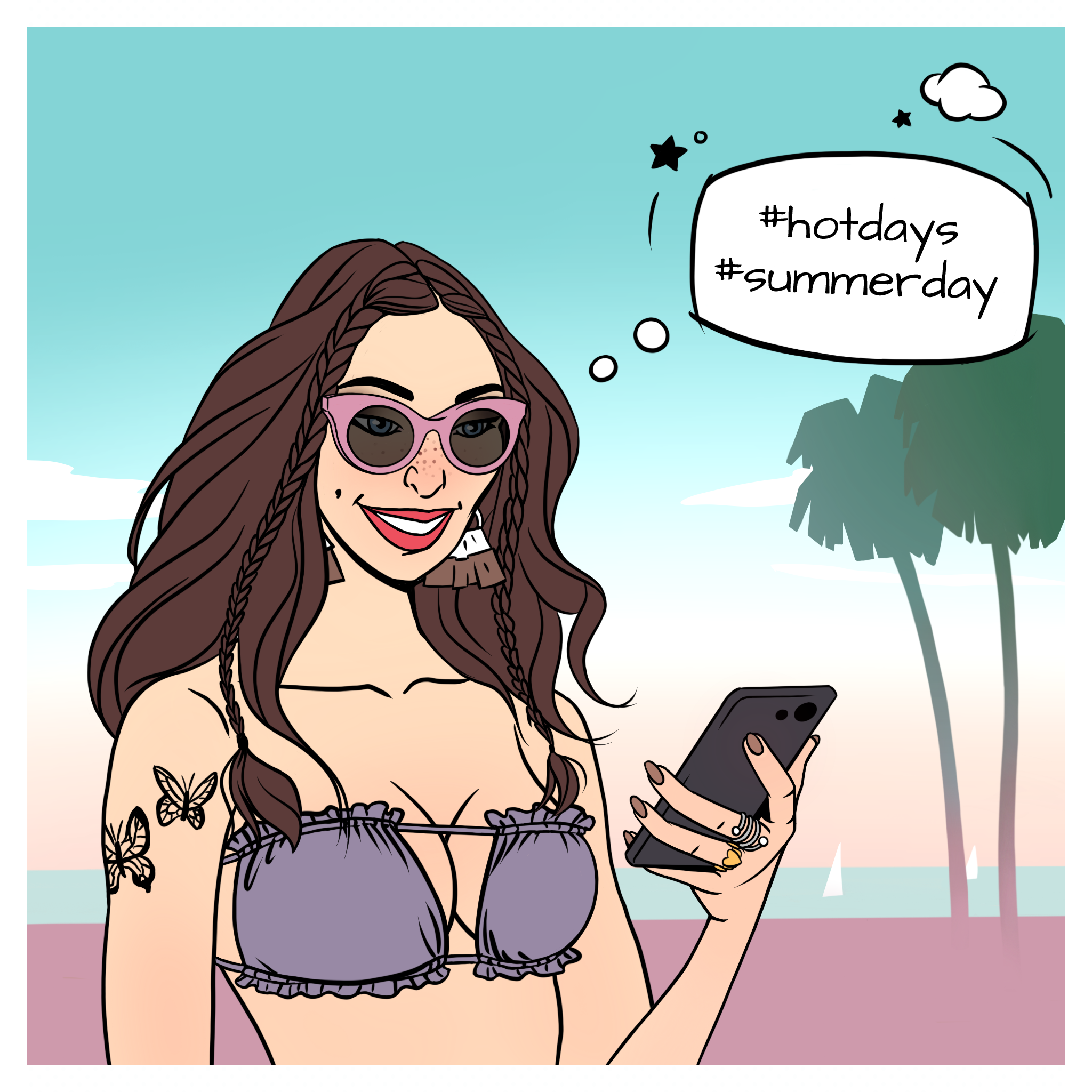 GirlVibes Beach #7392
