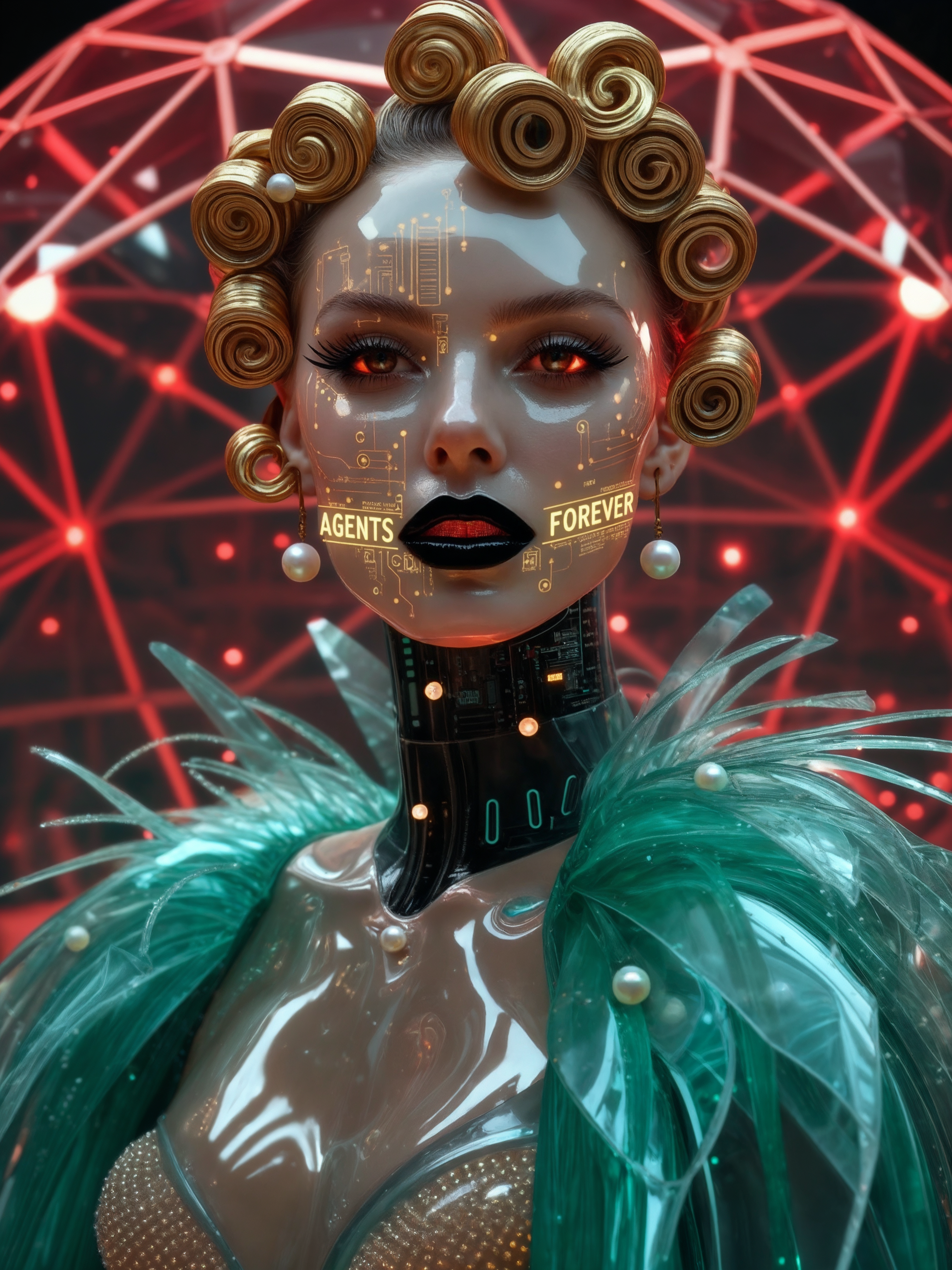 MISS AI AGENT 28 — Miss AL Simpson, Scottish cryptoartist