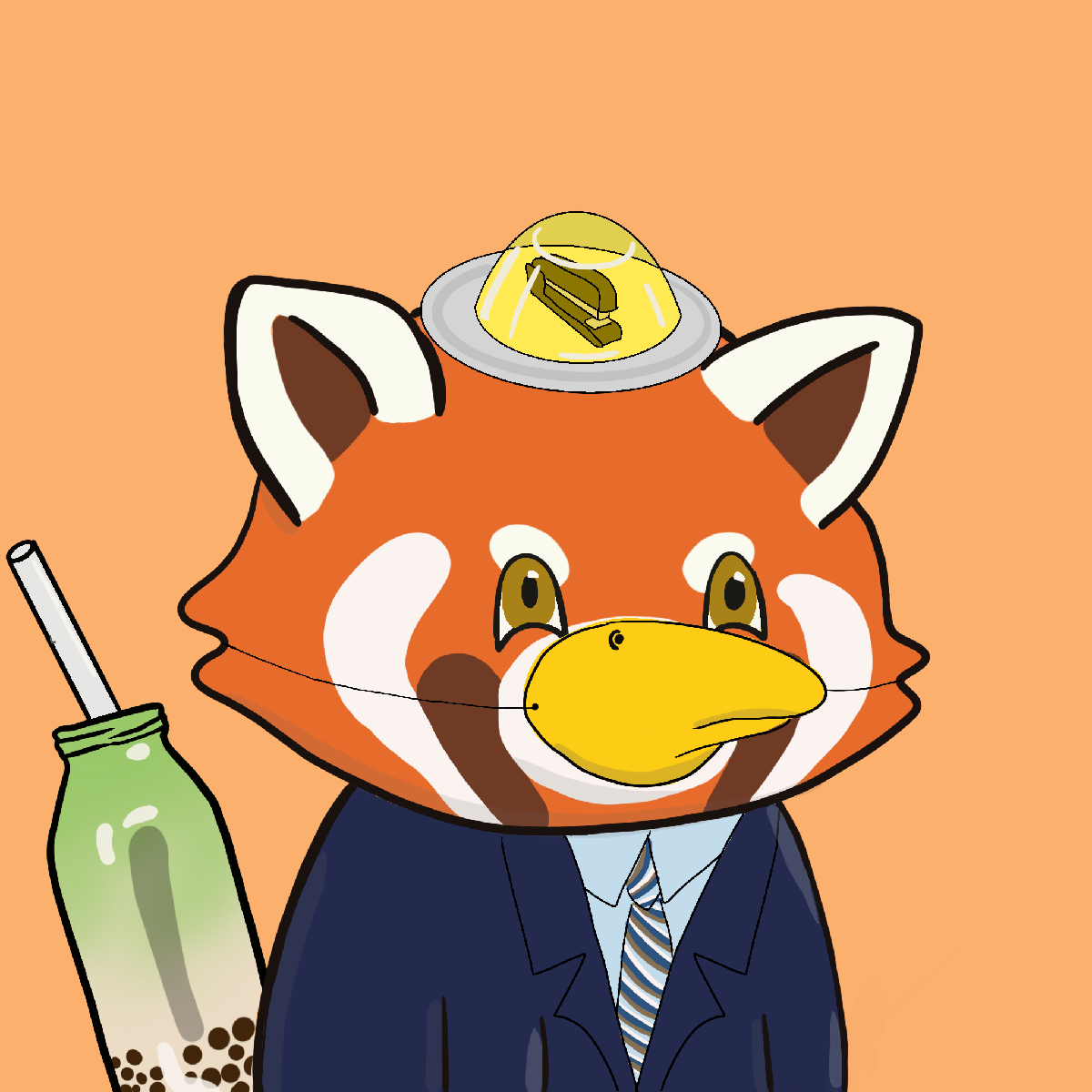 Okay Red Panda #7069
