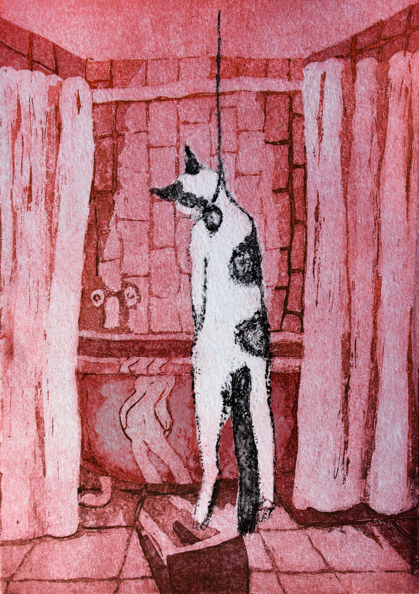 Vermilion shower