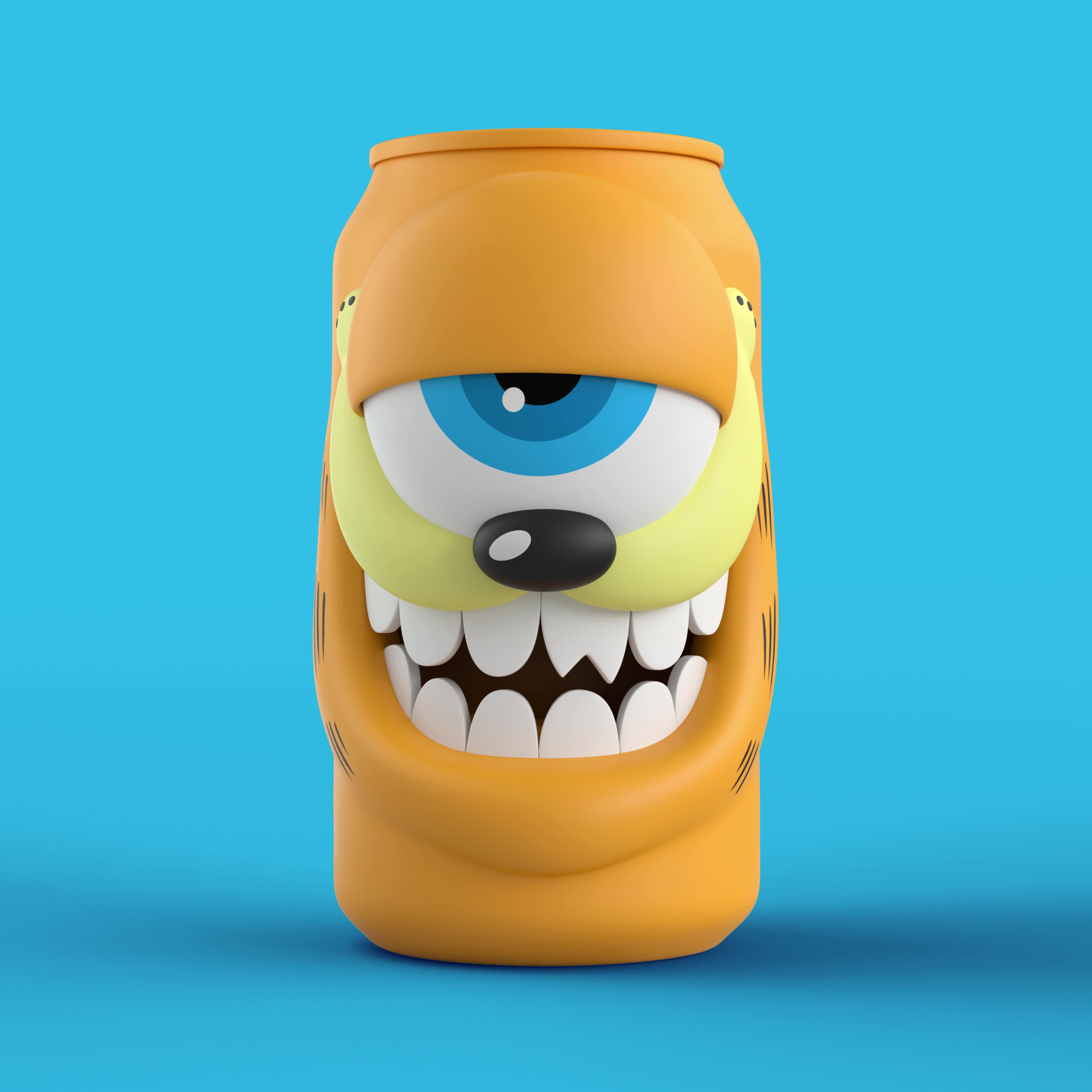 Mad Can (3D) #158