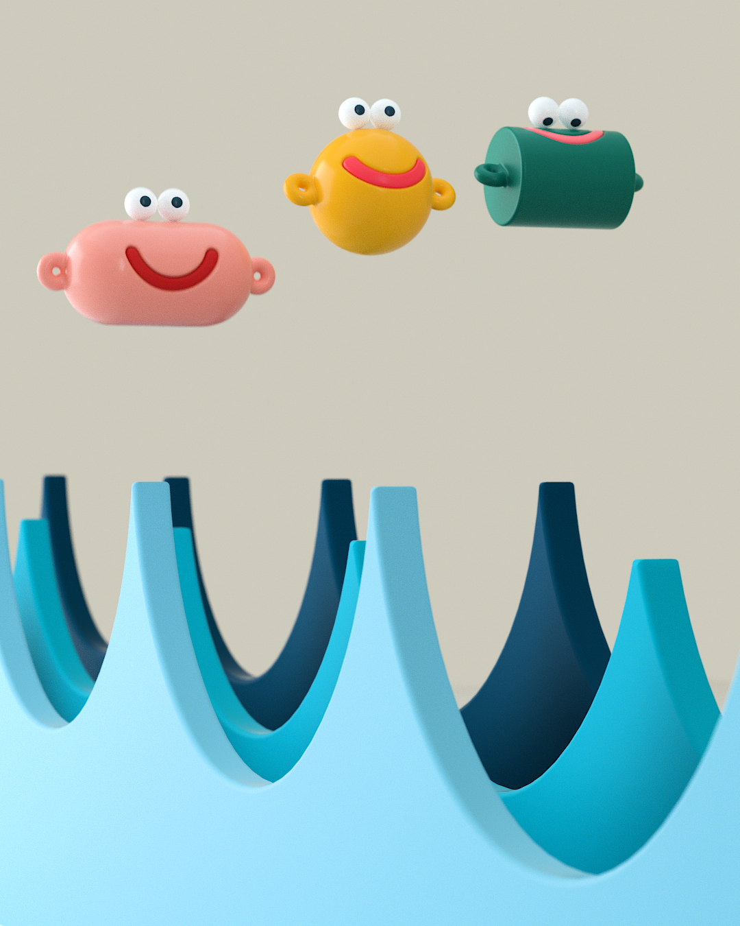 Riding Waves Together