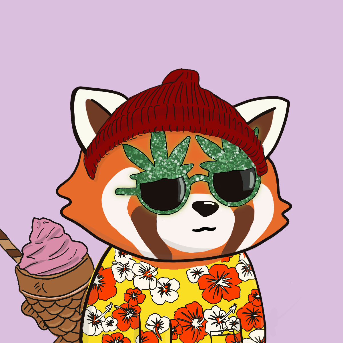 Okay Red Panda #7144