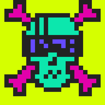Cyber CryptoSkull #1599