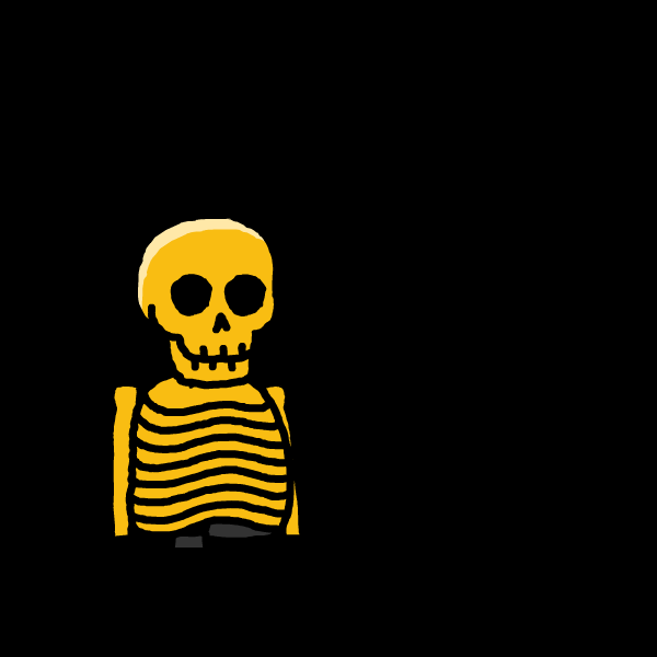 Rainbow Skull #539