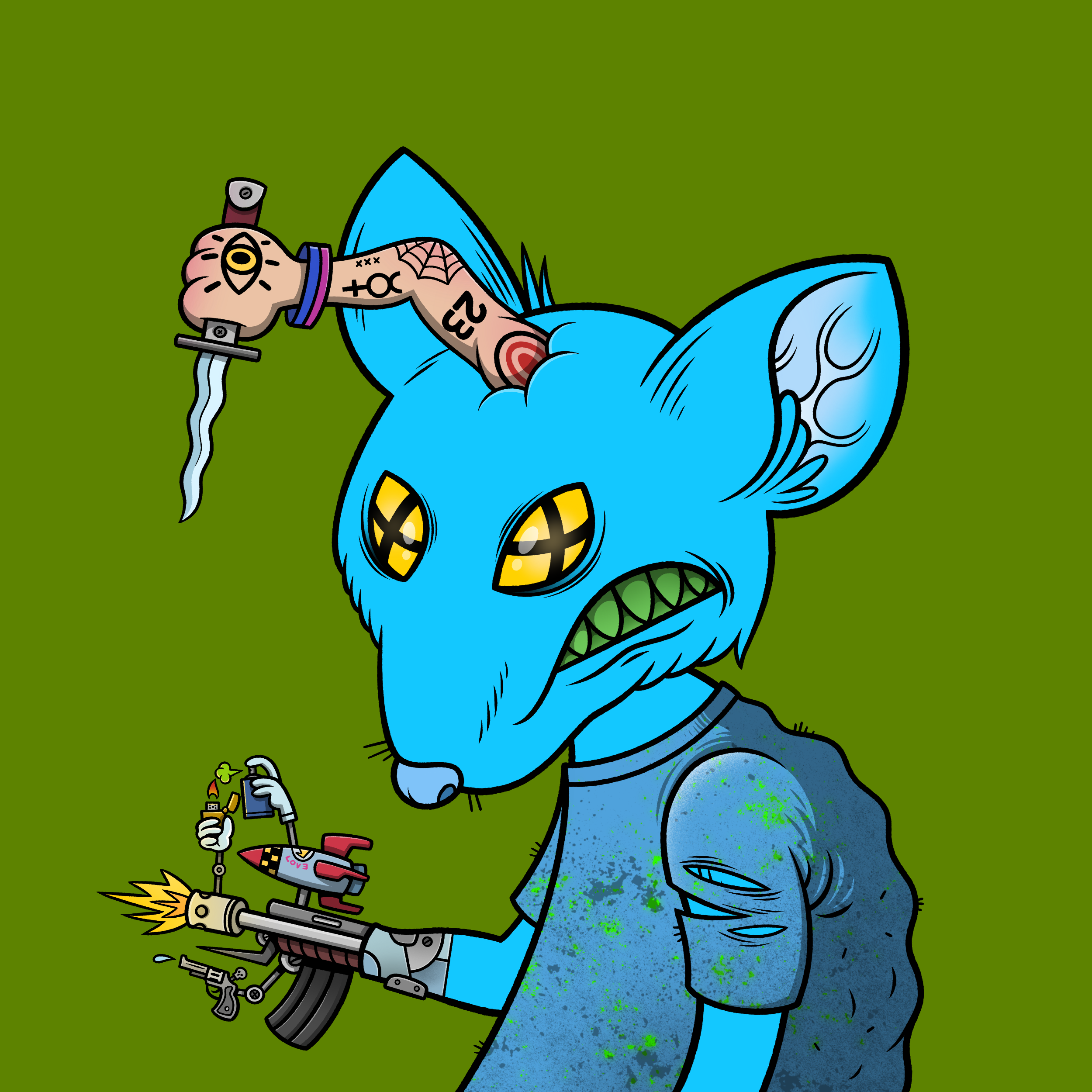 Mutant Rat #1601