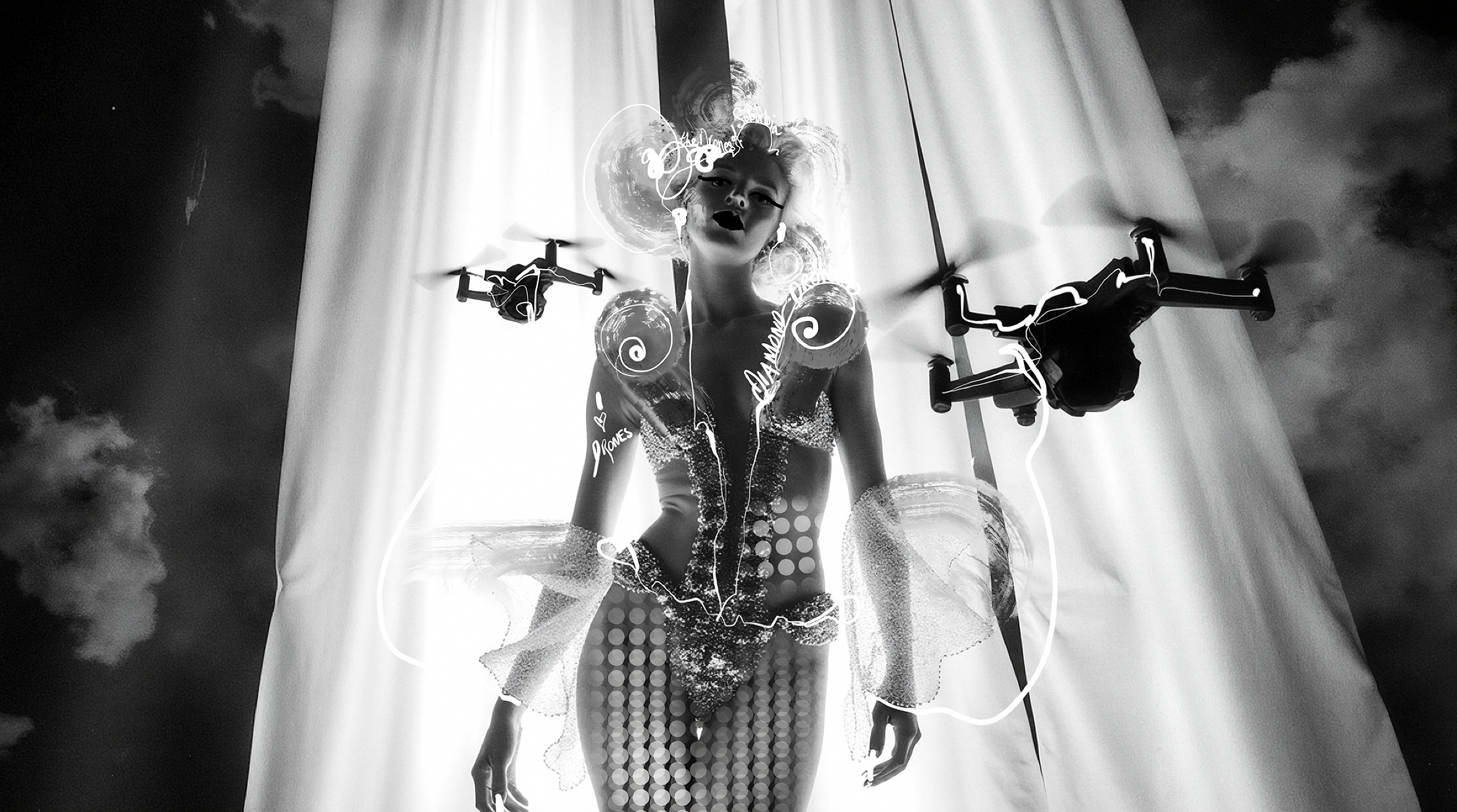 Drone Blonde #4 — Miss AL Simpson, Scottish cryptoartist