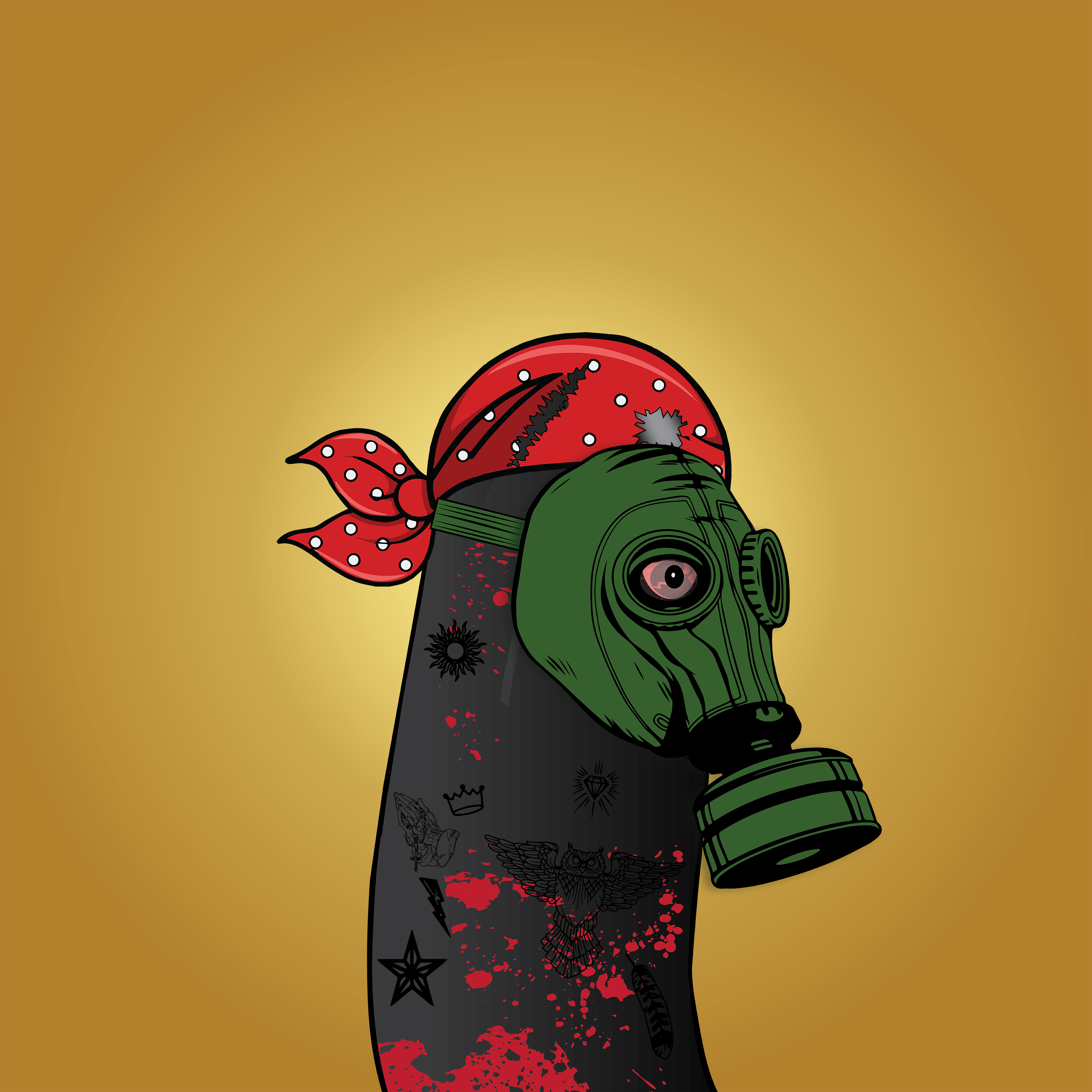 Zombie Banana Bunch #6356