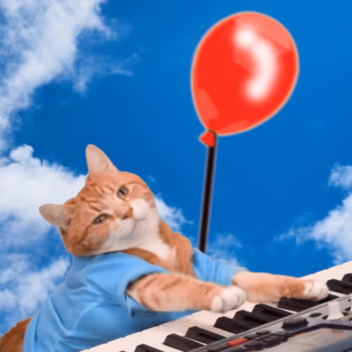 Keyboard Cat Balloon