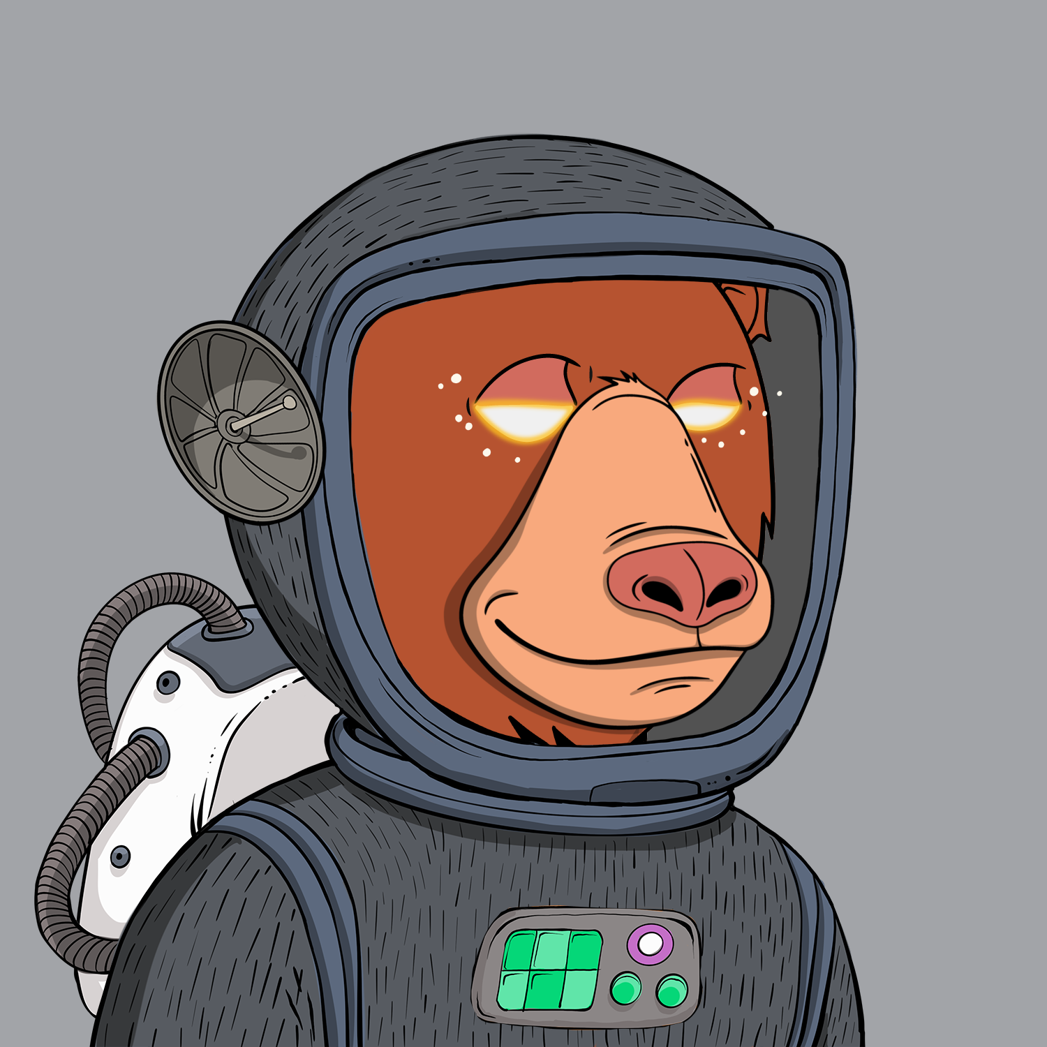 Okay Space Bear #1727