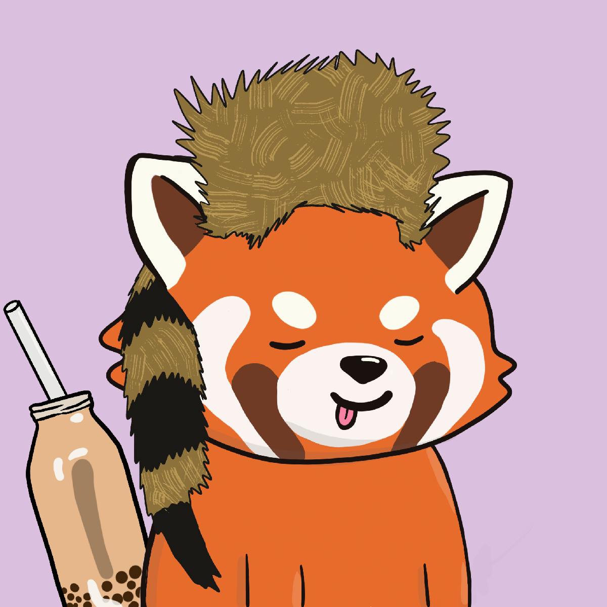 Okay Red Panda #7490