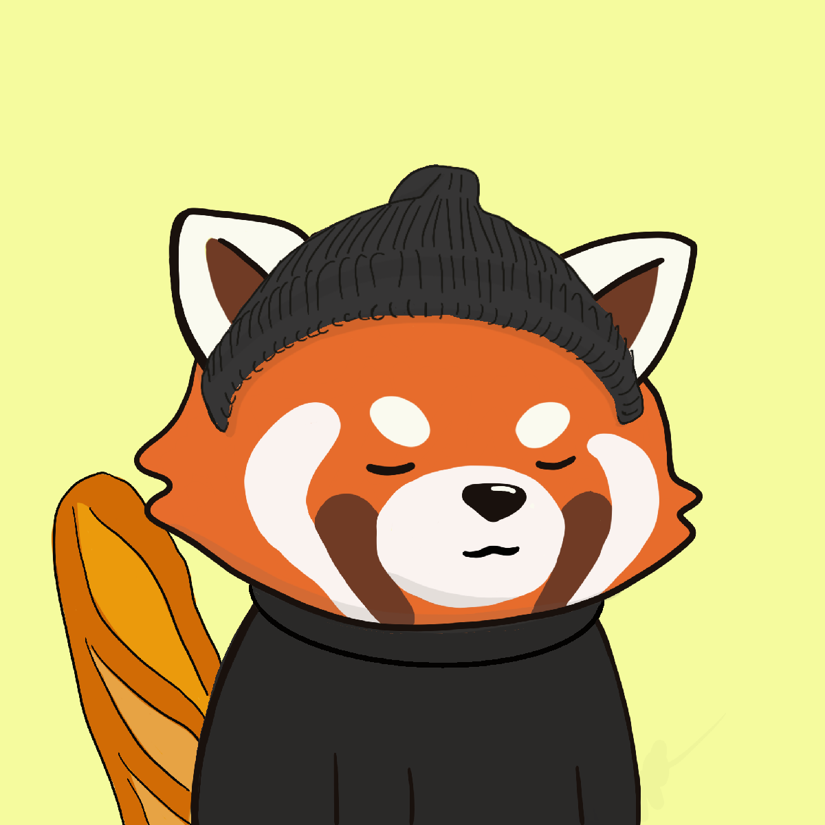 Okay Red Panda #7091