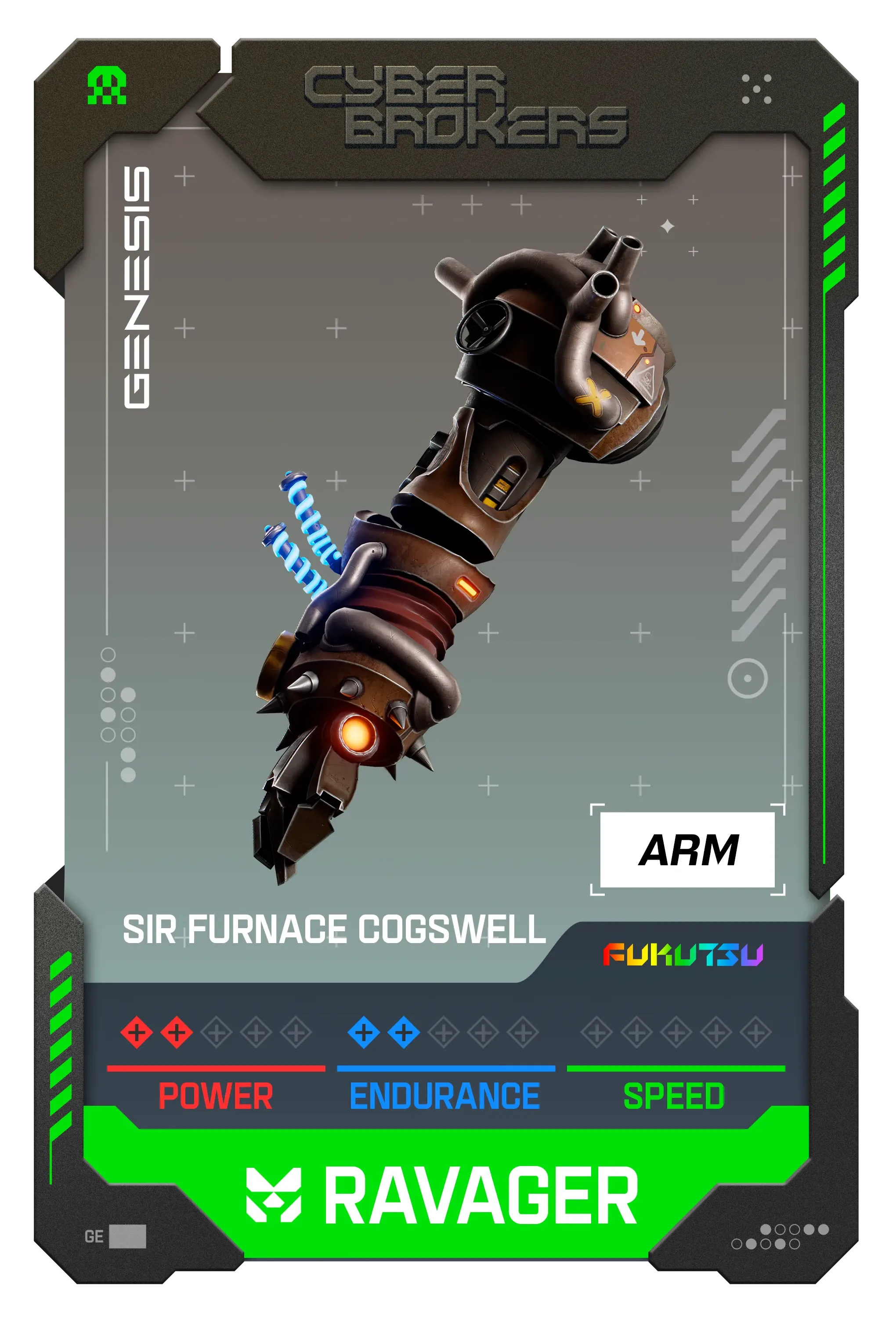 Sir Furnace Cogswell Ravager Arm 
