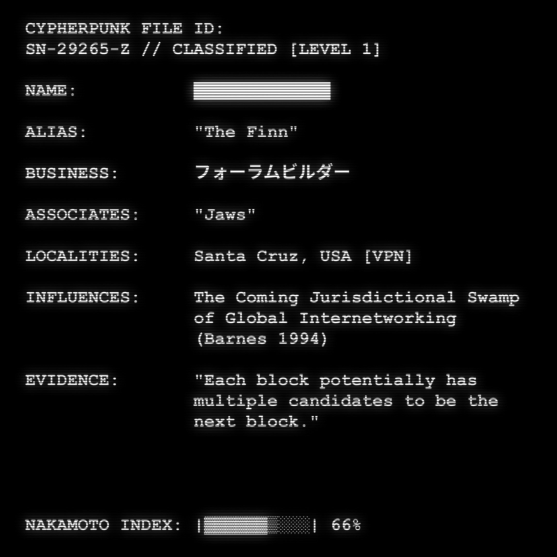 CYPHERPUNK FILES #1219