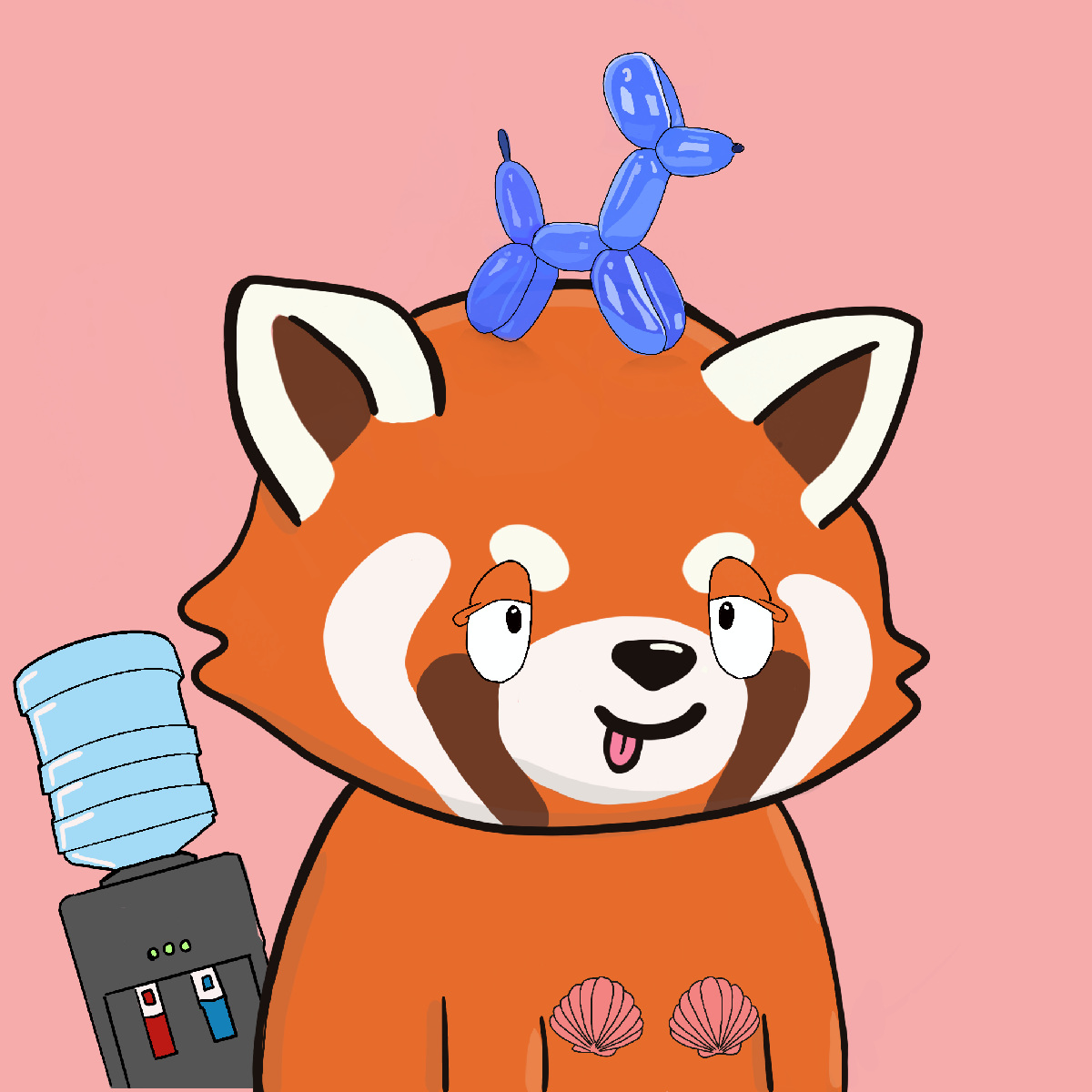 Okay Red Panda #7255