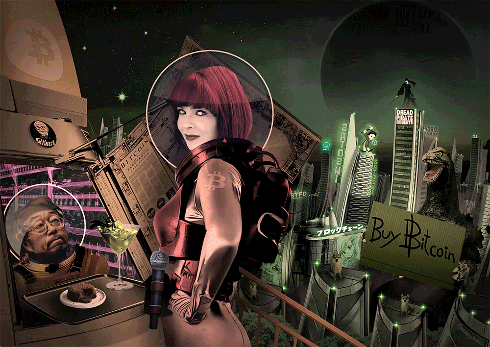 Crypto-Noir Skyline