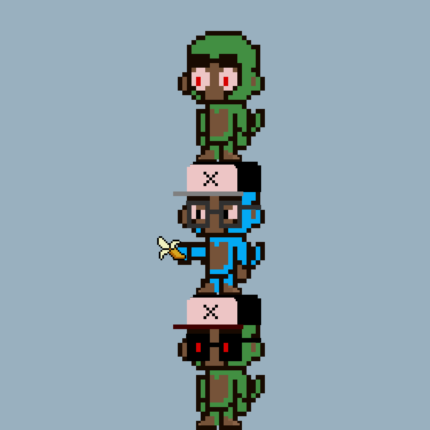 Stacked Monkeys #575